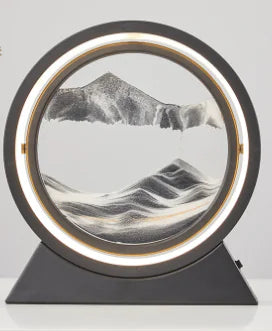 Moving Sea Sand Art Hourglass Night Light (One Piece)