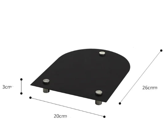 Nordic U-Shaped Iron Tray for Afternoon Tea Snacks